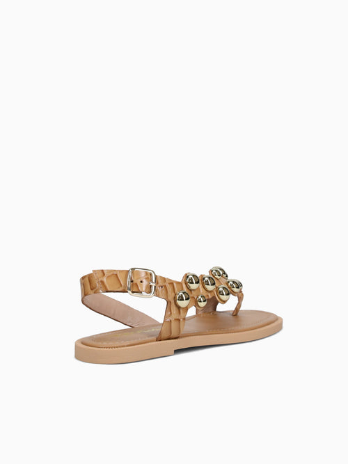 Julietta Camel Croco Madrid Pewter / 5 / M