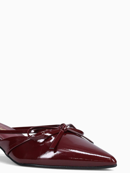 Esra Burgundy Patent Wine / 5 / M