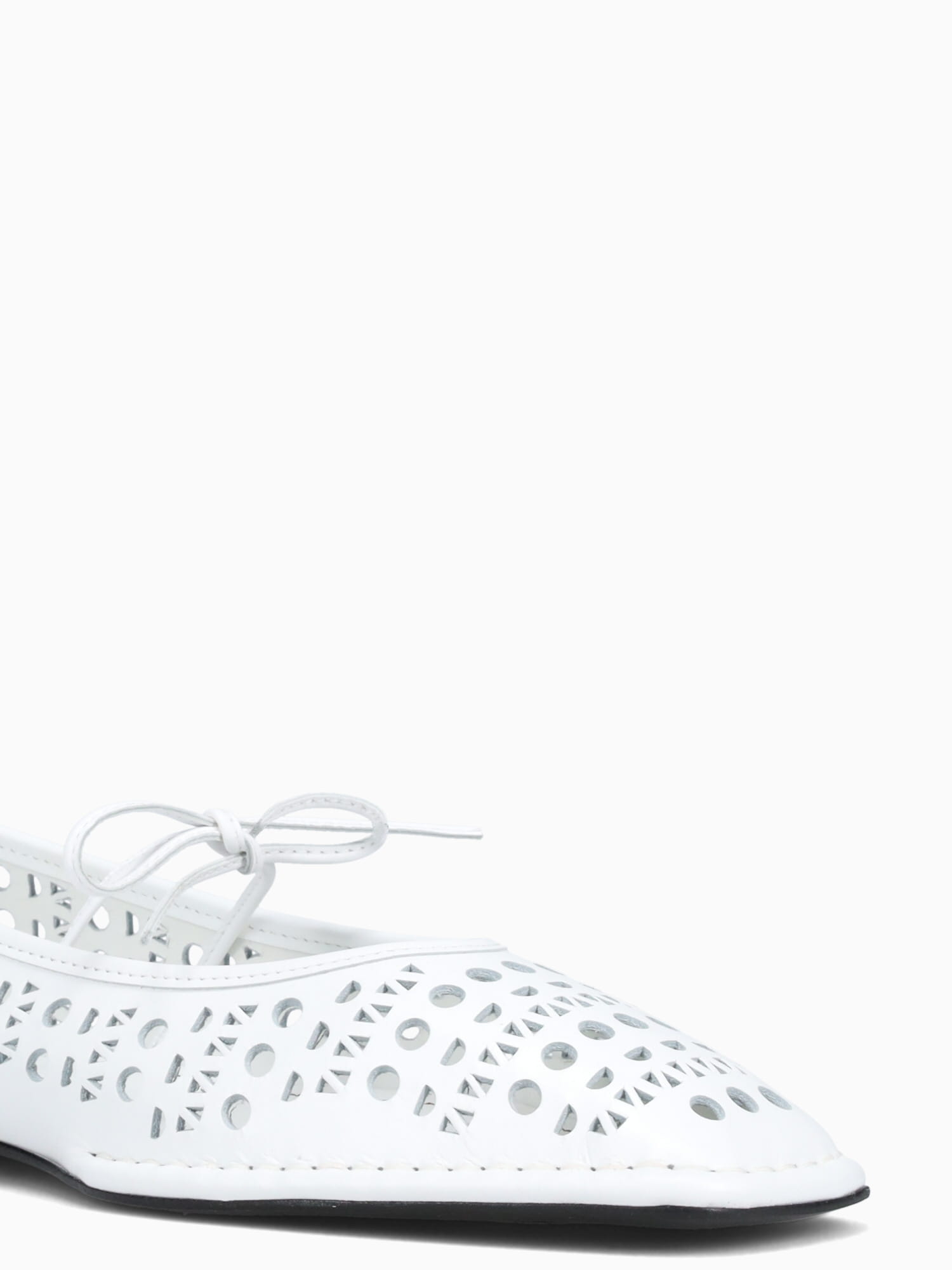 Sway Slit White Leather White / 36 / M