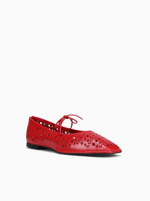 Sway Slit Red Leather Red / 36 / M