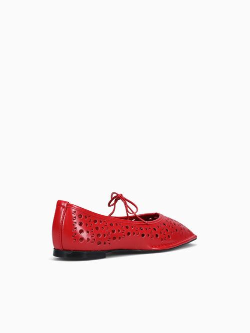 Sway Slit Red Leather Red / 36 / M