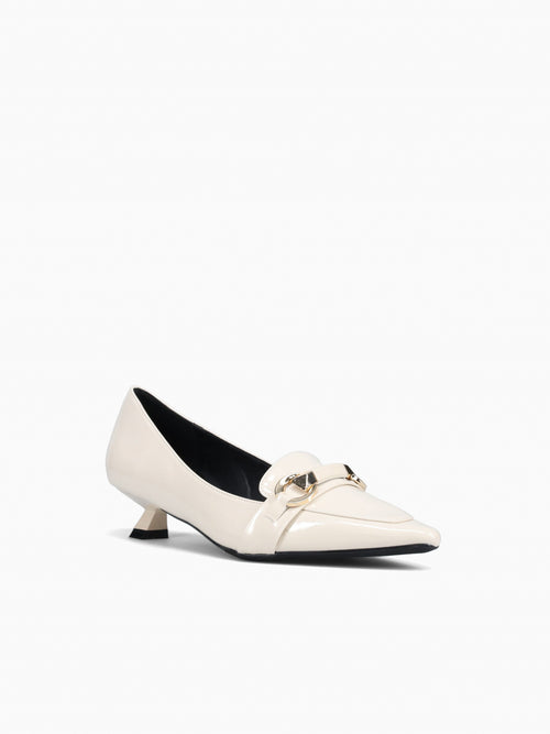 Finch Off White Pantent Off White / 5 / M