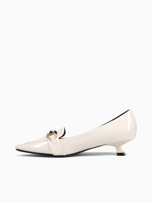 Finch Off White Pantent Off White / 5 / M