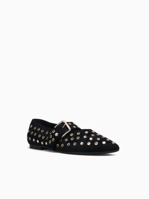 Jett Black Suede Black / 5 / M