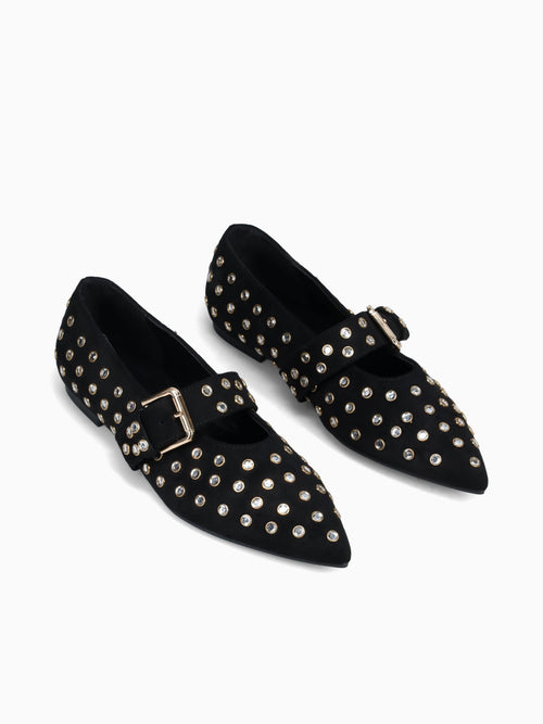 Jett Black Suede Black / 5 / M