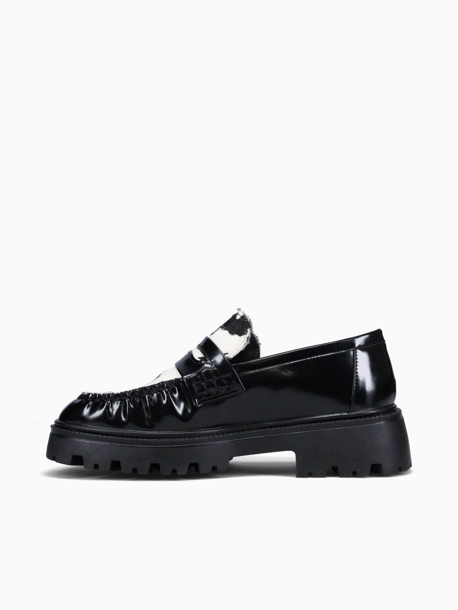 Bowie Cow Print Black White / 5 / M