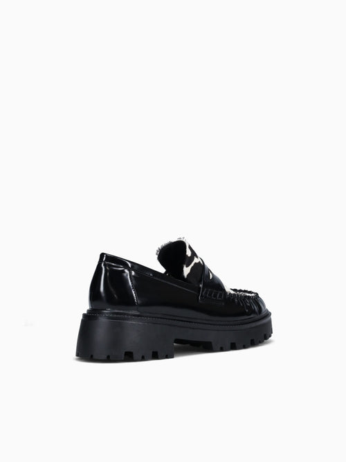 Bowie Cow Print Black White / 5 / M
