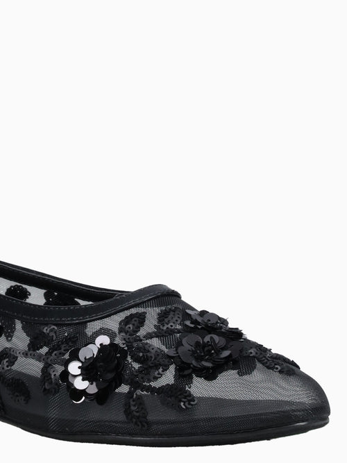 Basildon Black Mesh Black / 5 / M