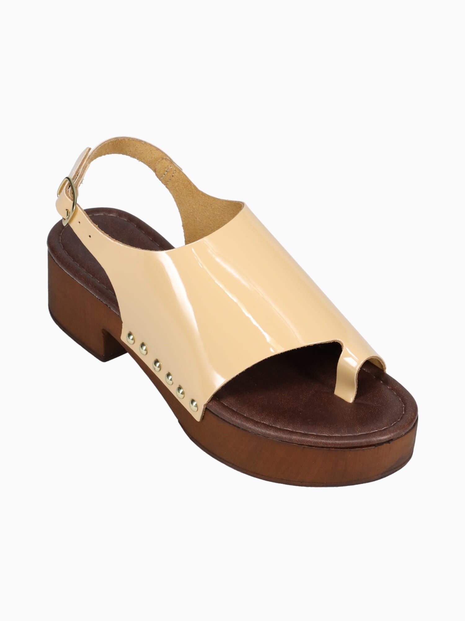 9335 Beige Vernice Pelle Beige / 36 / M