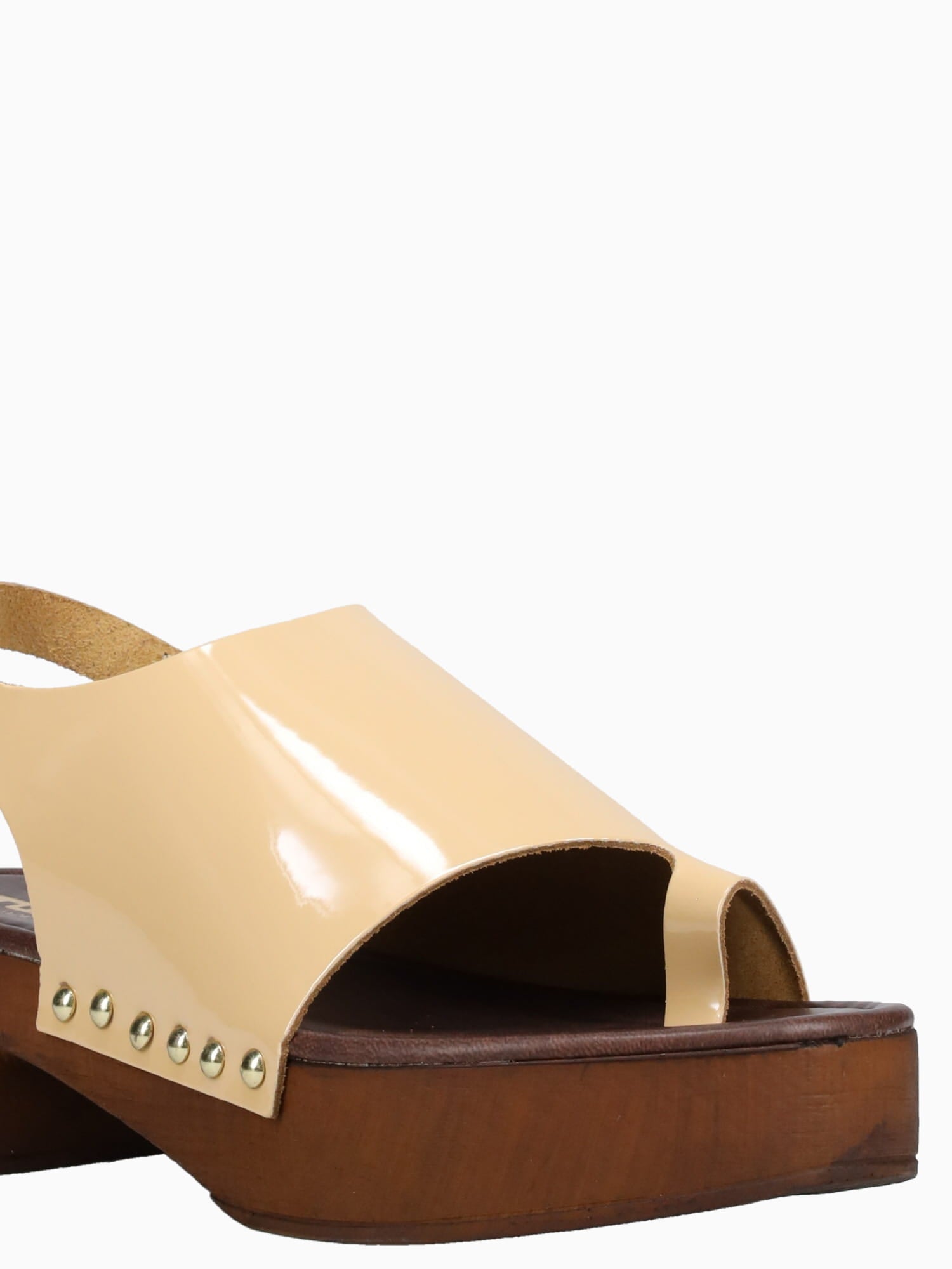 9335 Beige Vernice Pelle Beige / 36 / M