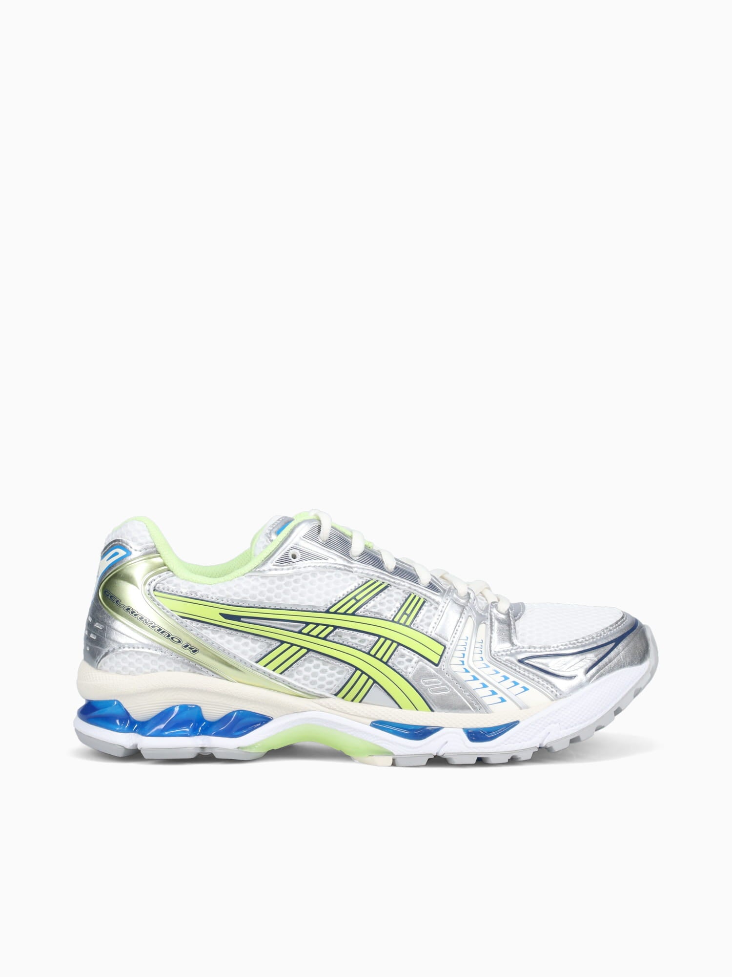 Gelkayano 14 White Lime green leather White / 4 / M