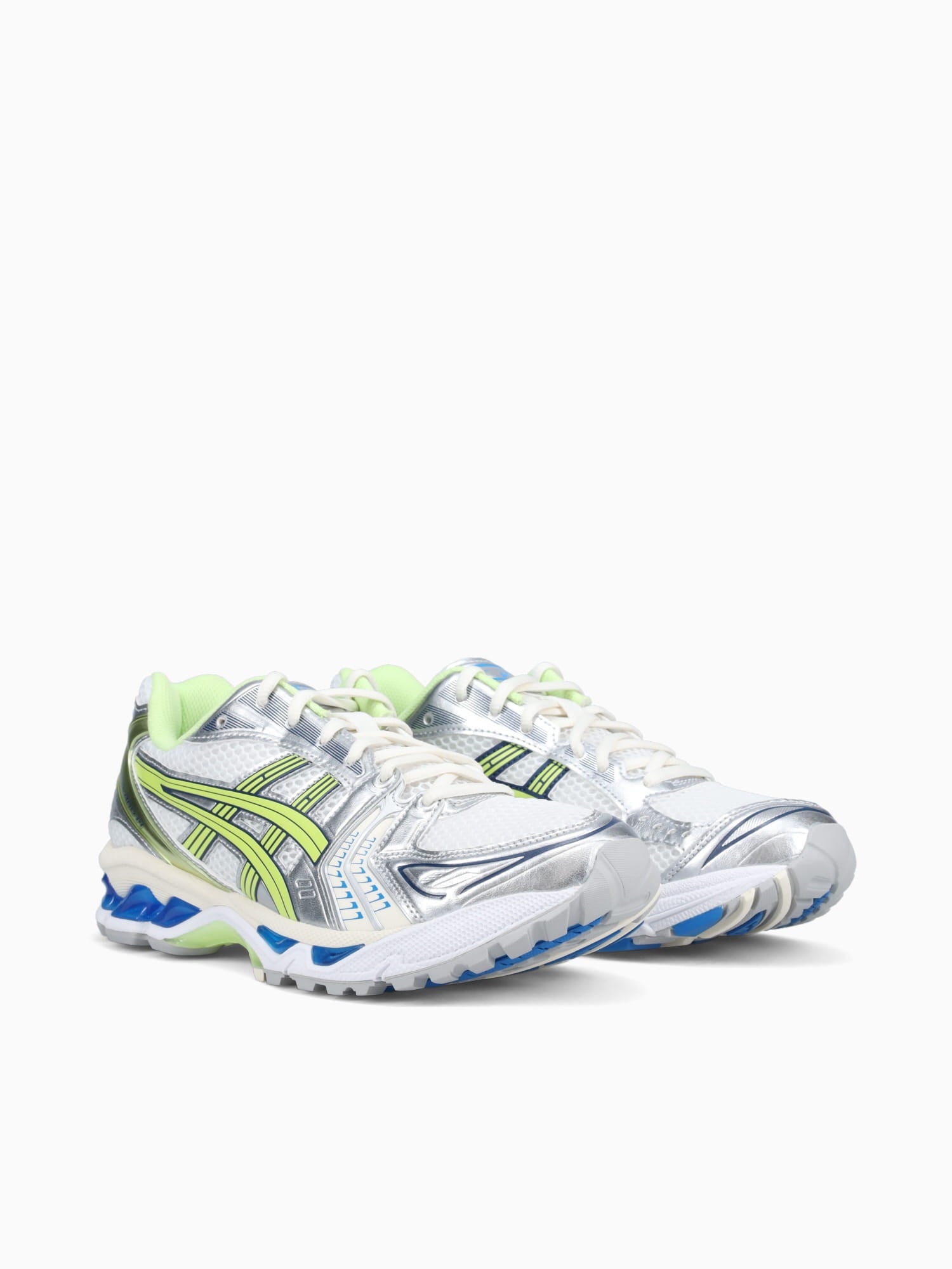 Gelkayano 14 White Lime green leather White / 4 / M