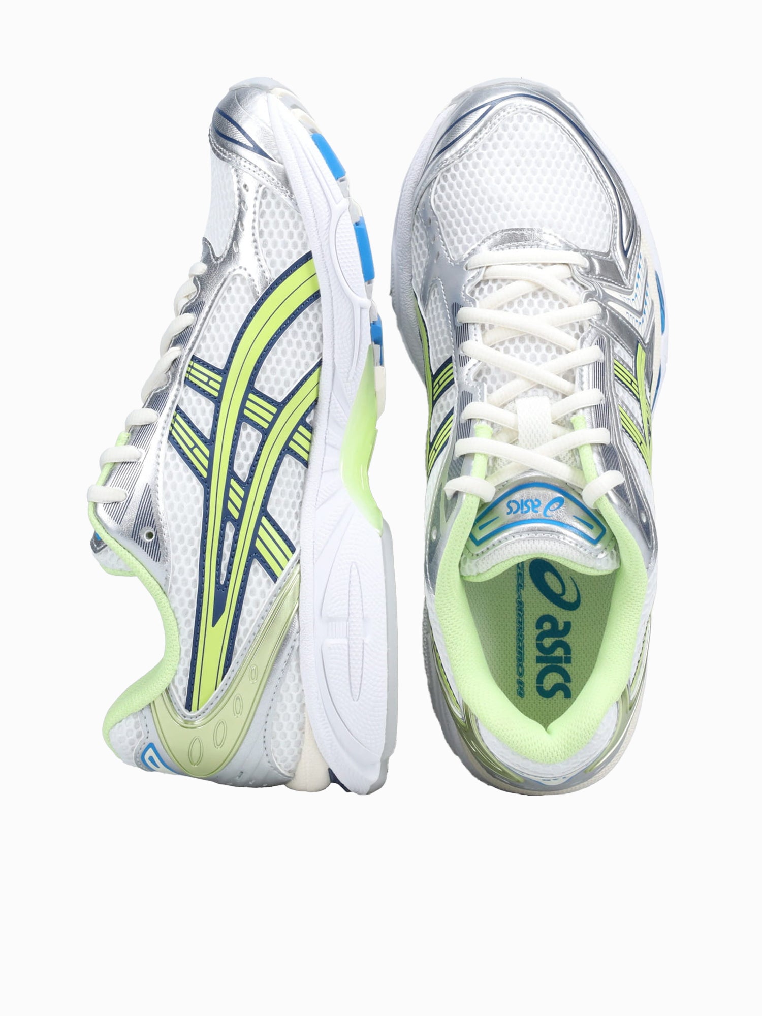 Gelkayano 14 White Lime green leather White / 4 / M