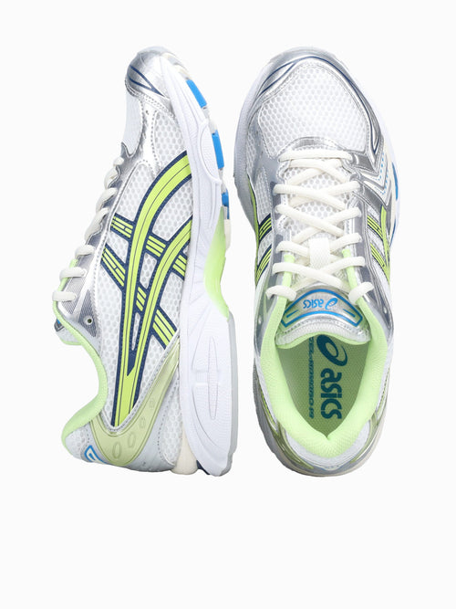 Gelkayano 14 White Lime green leather White / 4 / M