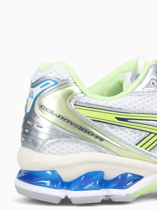 Gelkayano 14 White Lime green leather White / 4 / M