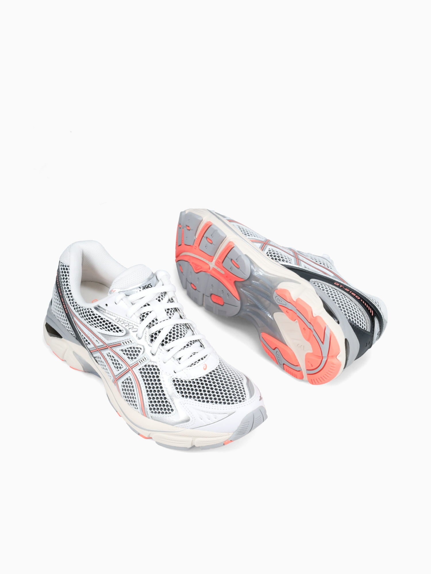 Gt2160 White Sun coral leather mesh White / 4 / M