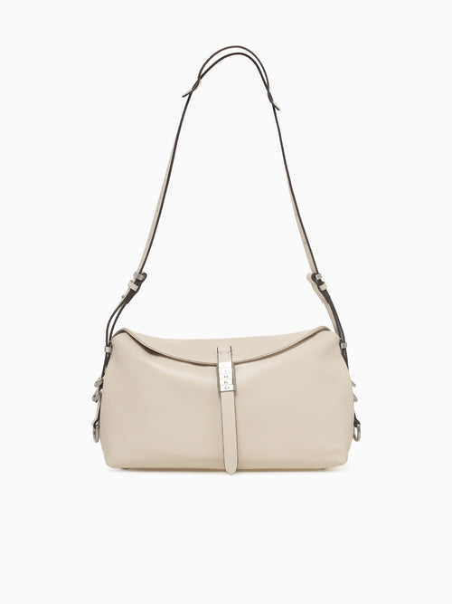 Saddle Baguette Bianco Seta White