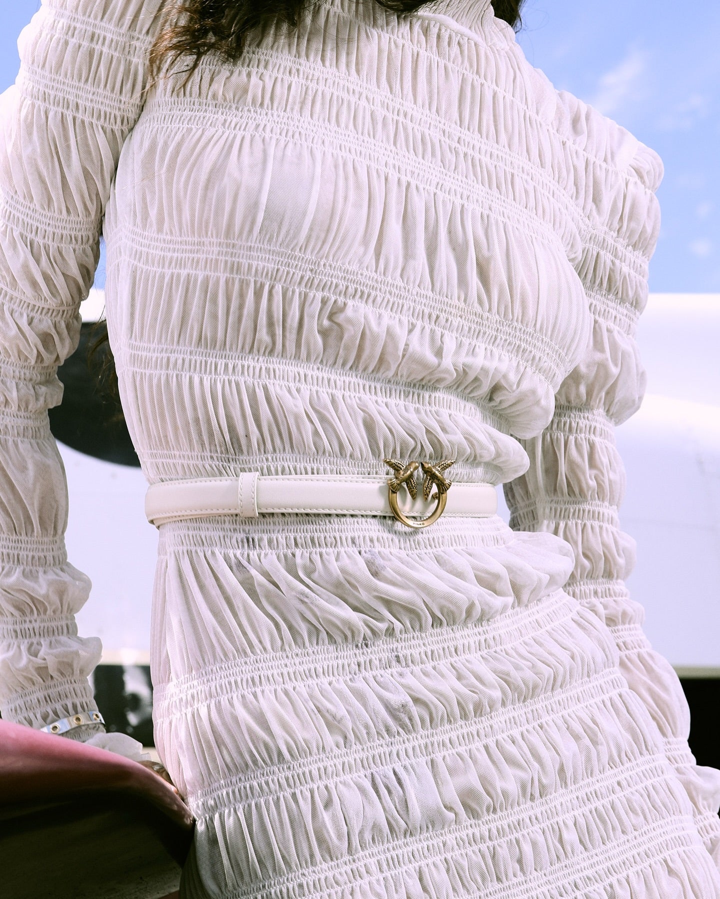 Love Berry H2 Belt Bianco Seta
