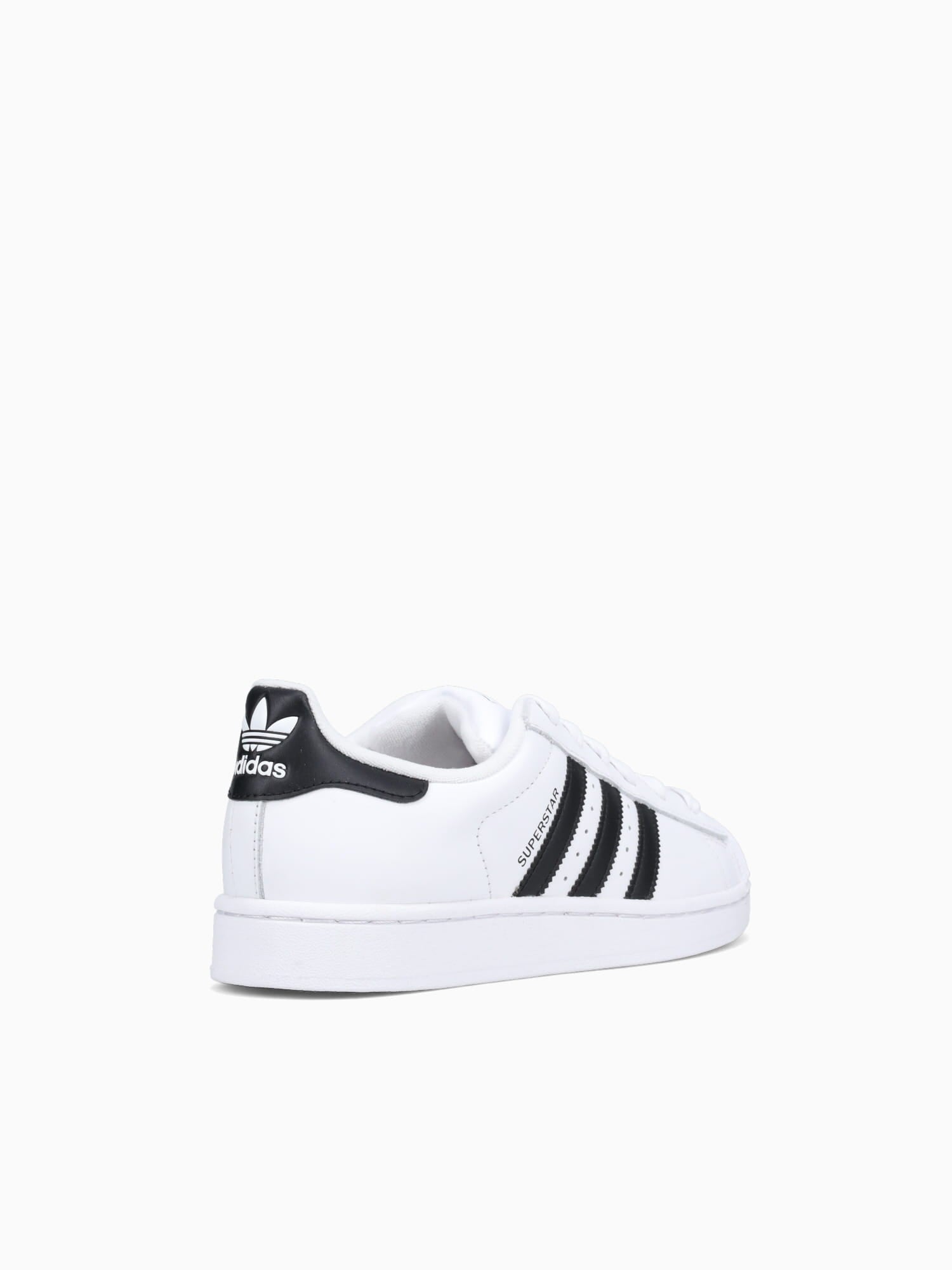 Super Star White Black leather White / 4 / M