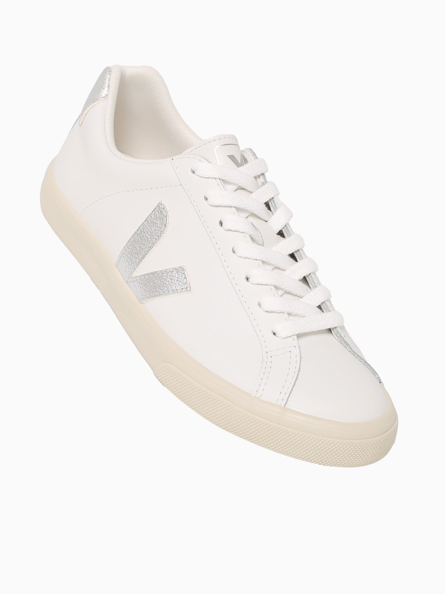 Esplar Extra Wht Silv leather White / 36 / M