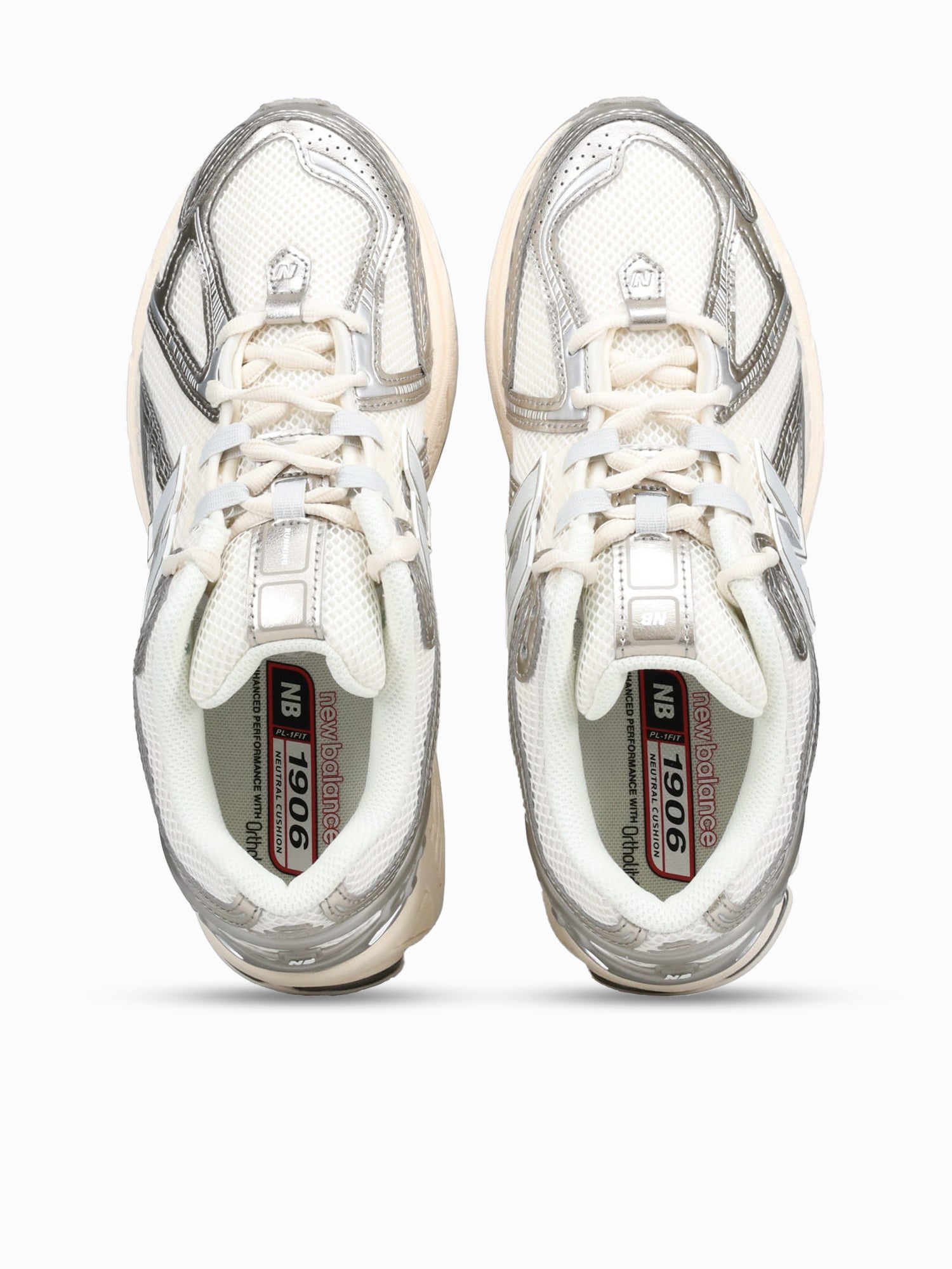 1906r Stone Permafrost leather Mesh Off White / 4 / M