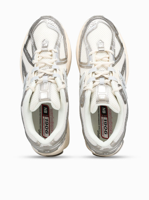 1906r Stone Permafrost leather Mesh Off White / 4 / M