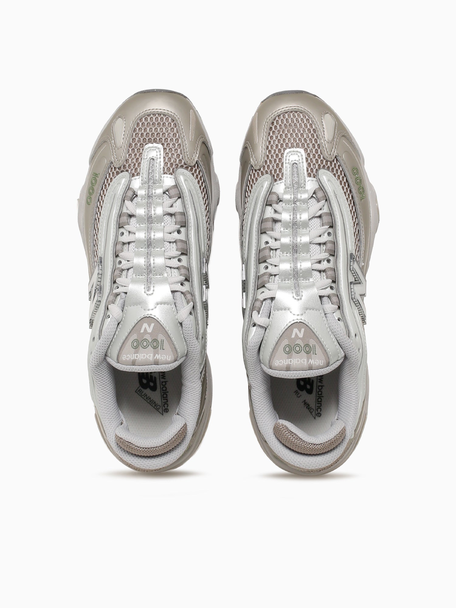 1000 Silver Metalic Leather Silver / 8 / M