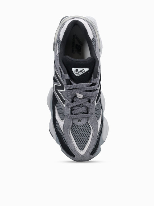 9060 Black Grey suede Black / 4 / M