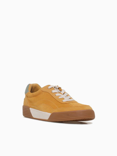 Cami Honey Gold Suede Leather Yellow / 5 / M