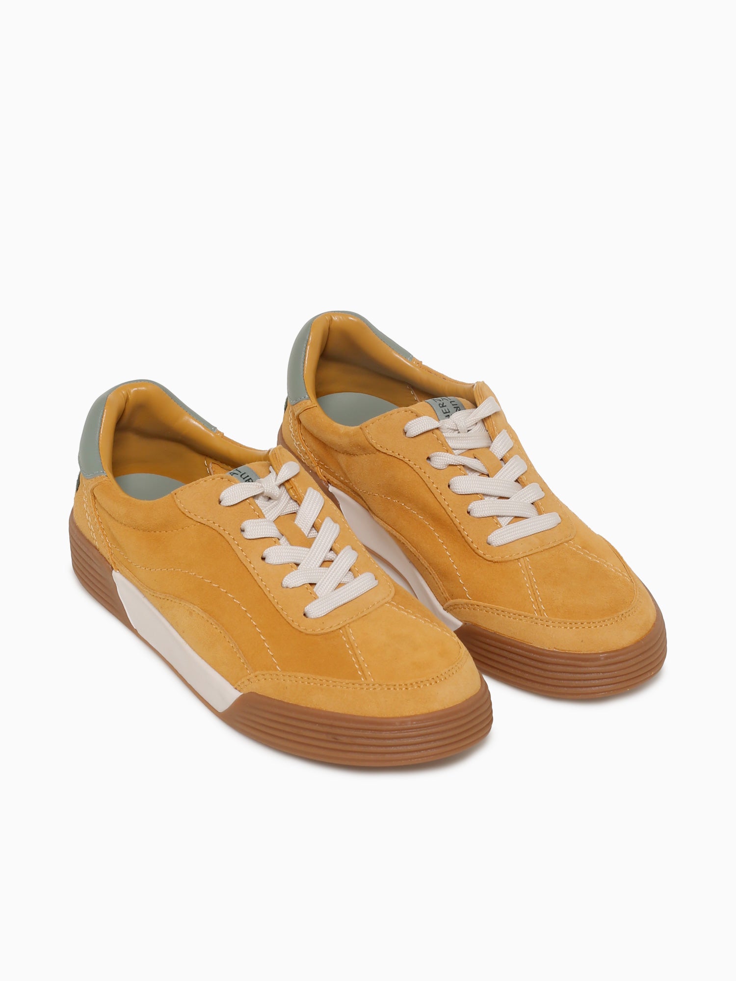 Cami Honey Gold Suede Leather Yellow / 5 / M