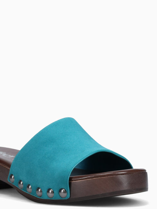 Cambrie Turquoise Suede Aqua / 5 / M