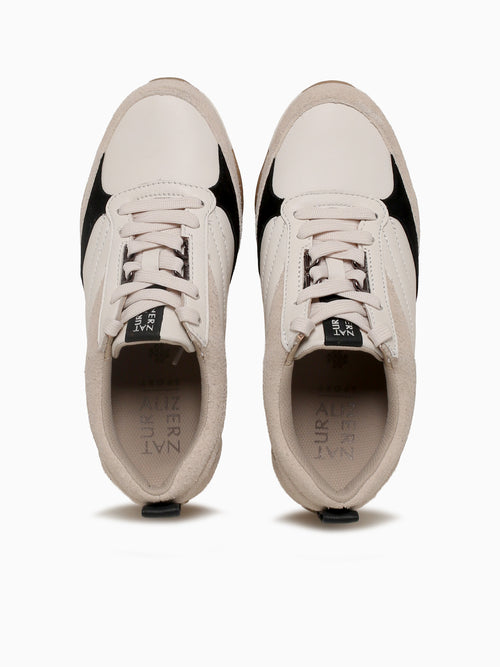 Tao White Black leather Suede Black White / 5 / M