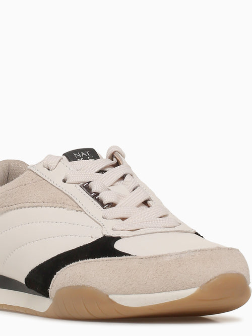 Tao White Black leather Suede Black White / 5 / M