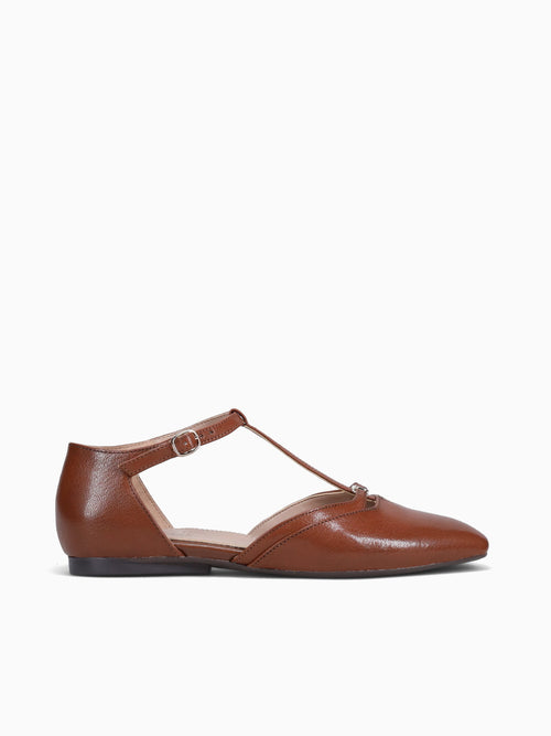 Caresse Caramel Leather Medium Brown / 5 / M