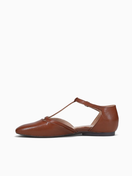 Caresse Caramel Leather Medium Brown / 5 / M