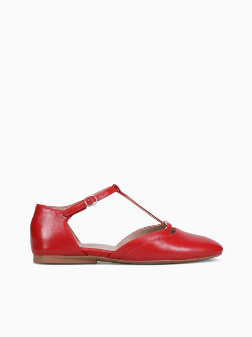 Caresse Red Leather Red / 5 / M