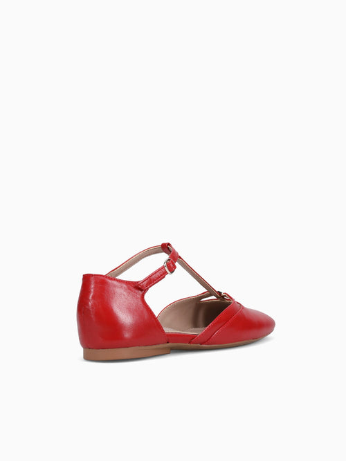 Caresse Red Leather Red / 5 / M