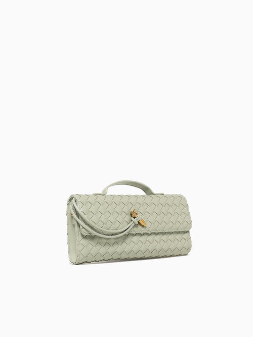 Ada Clutch Sage Light Green