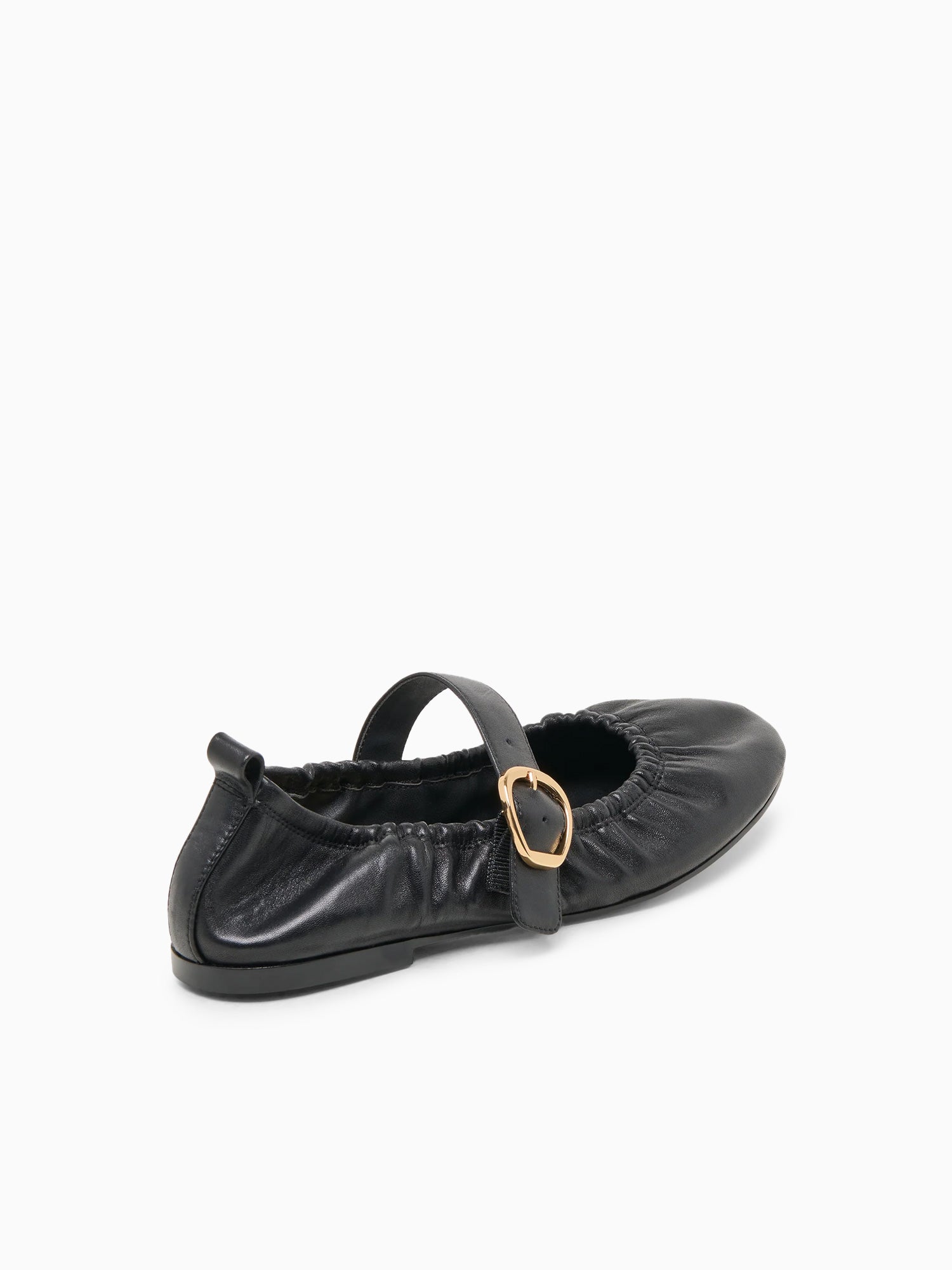 Caely Black Leather Black / 5 / M