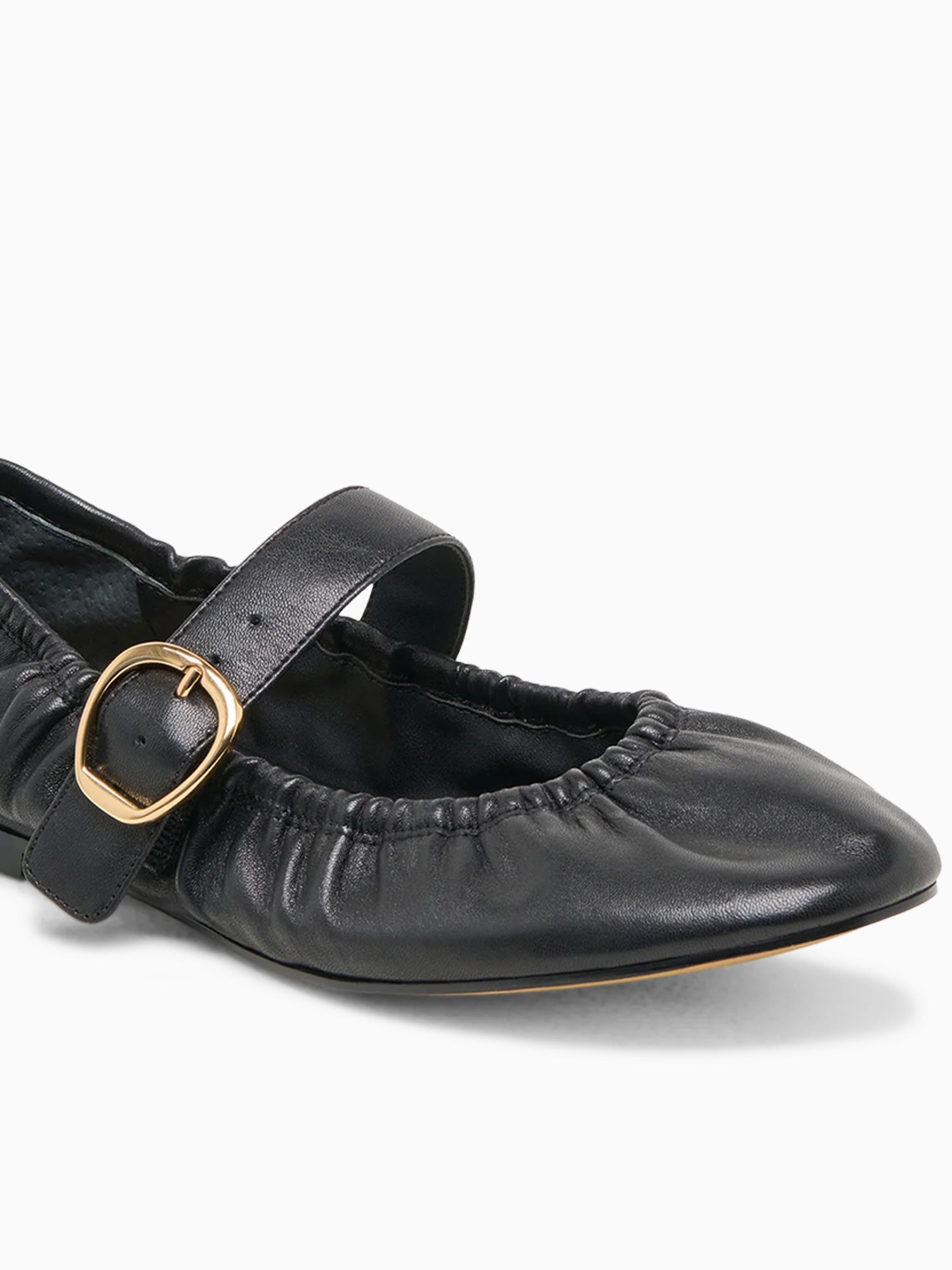 Caely Black Leather Black / 5 / M