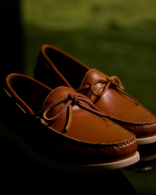 Brower Moc Loafer British Tan Oat leathe