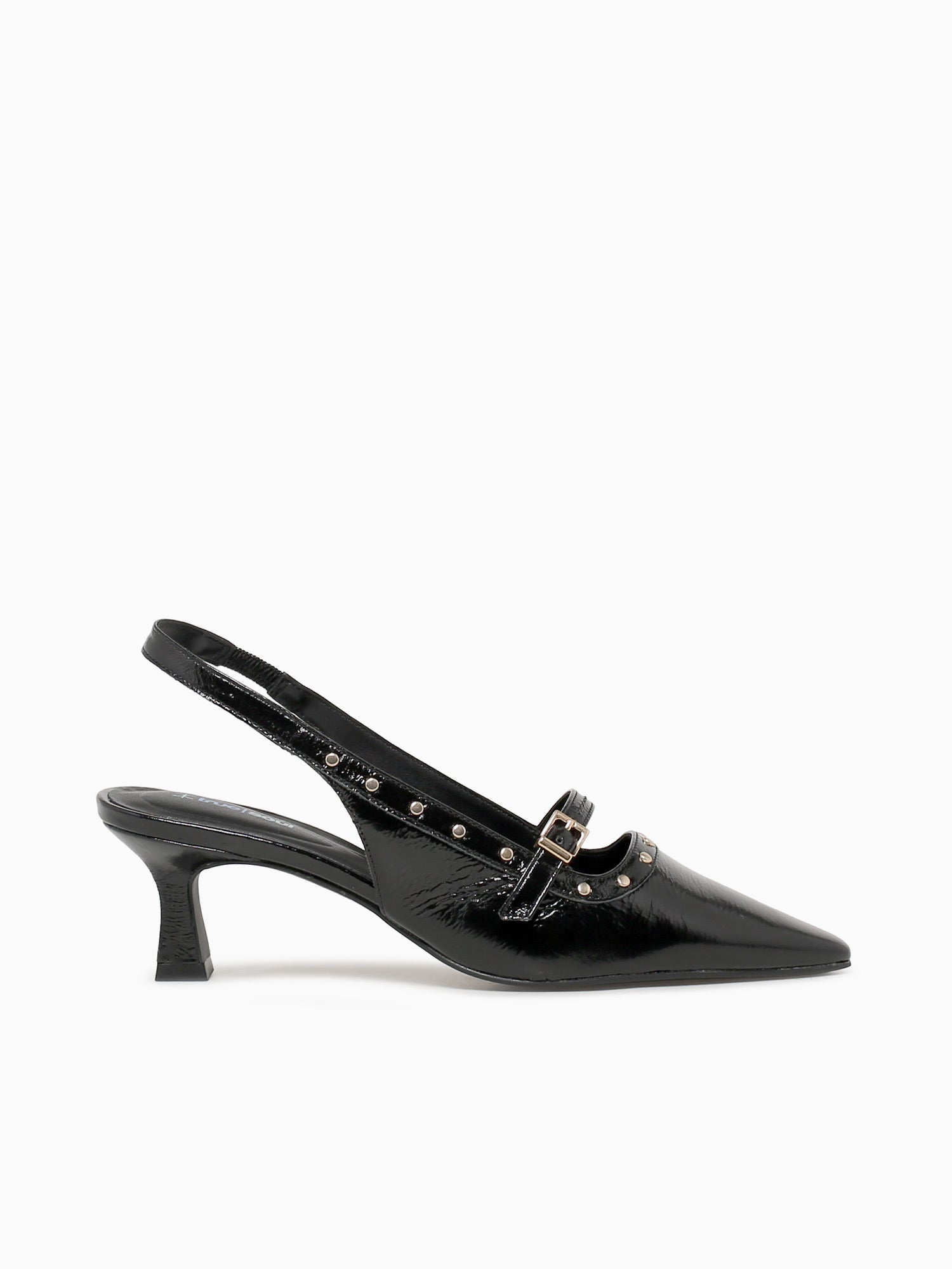 Isabella Preto Crinkle Couro Black / 5 / M