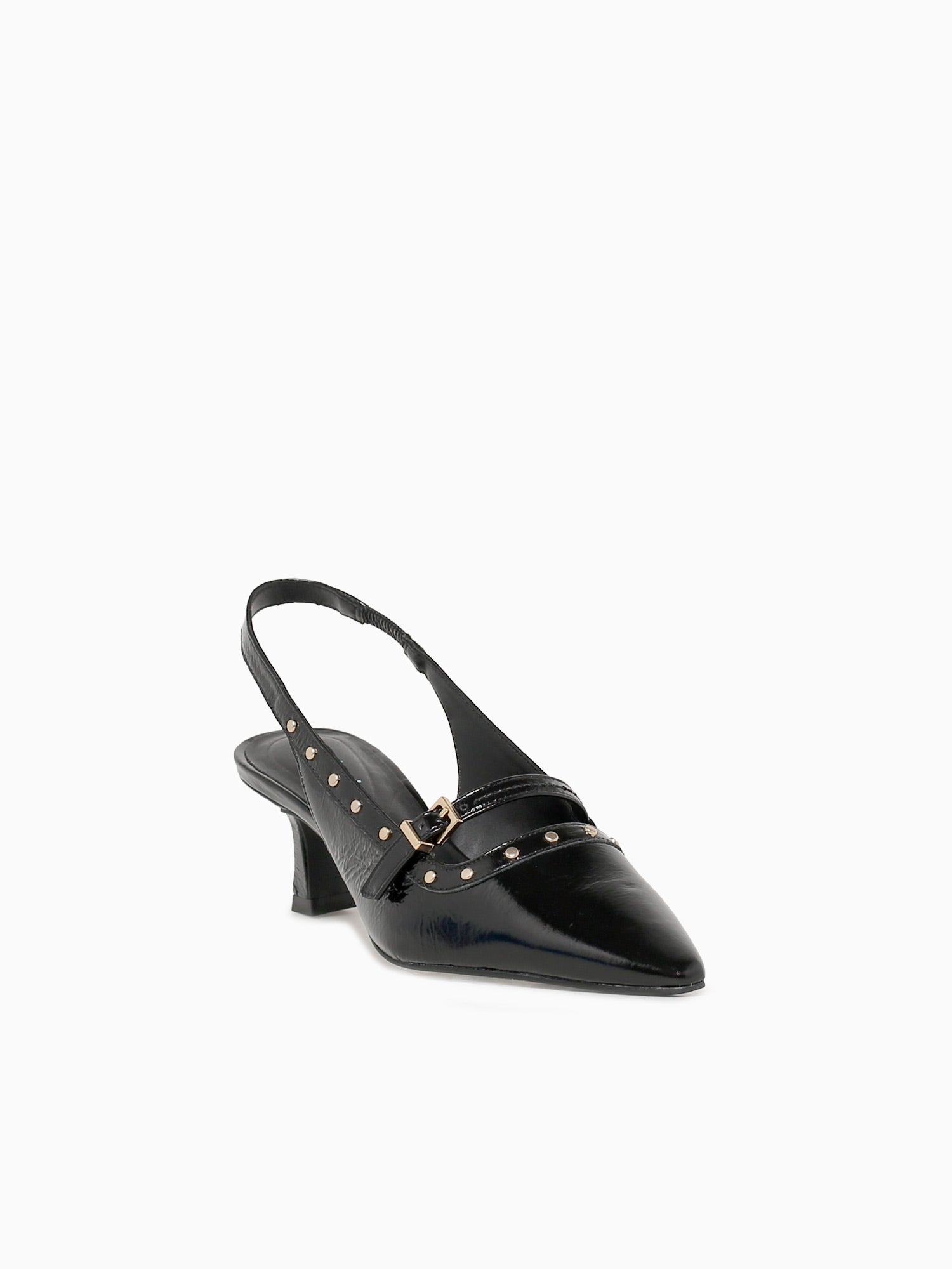 Isabella Preto Crinkle Couro Black / 5 / M
