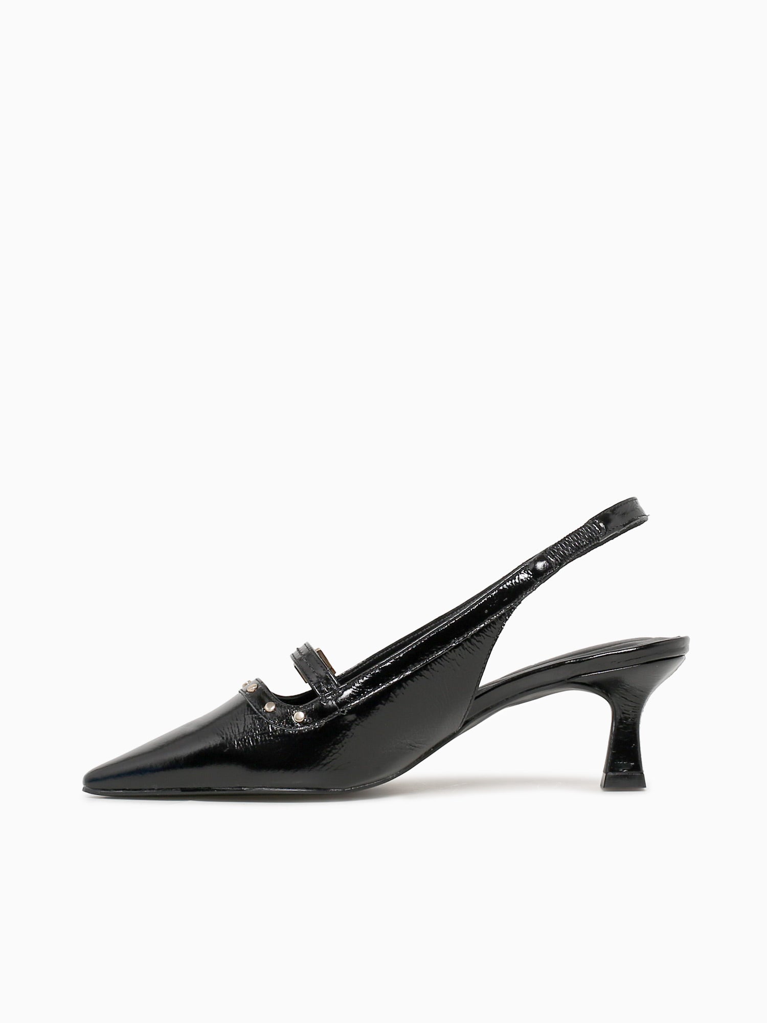 Isabella Preto Crinkle Couro Black / 5 / M