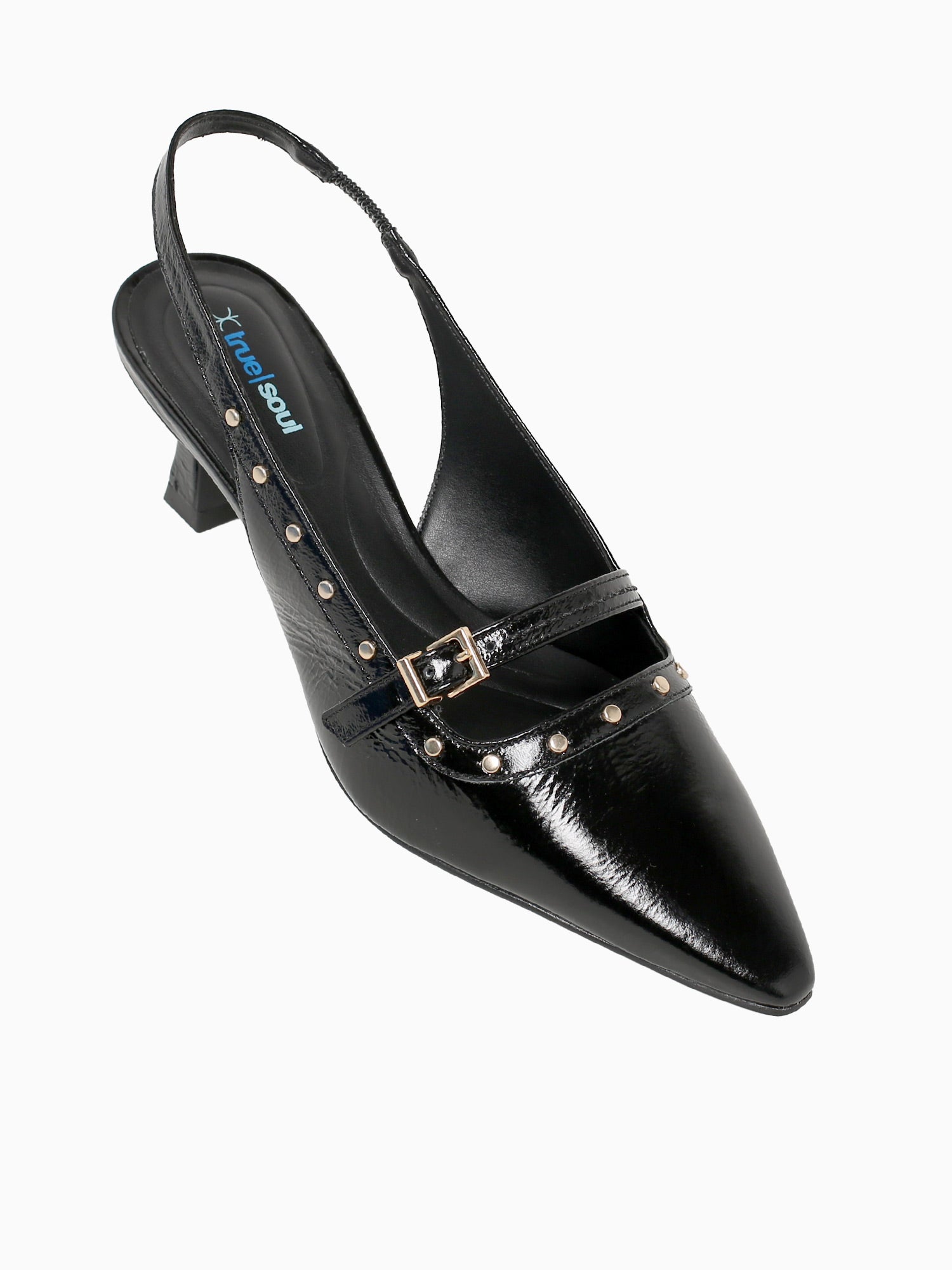 Isabella Preto Crinkle Couro Black / 5 / M