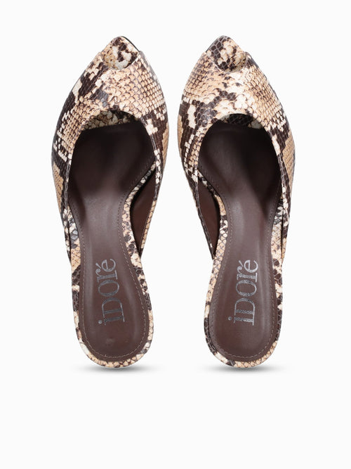 Bikendi Cream Bert Snake Off White / 5 / M