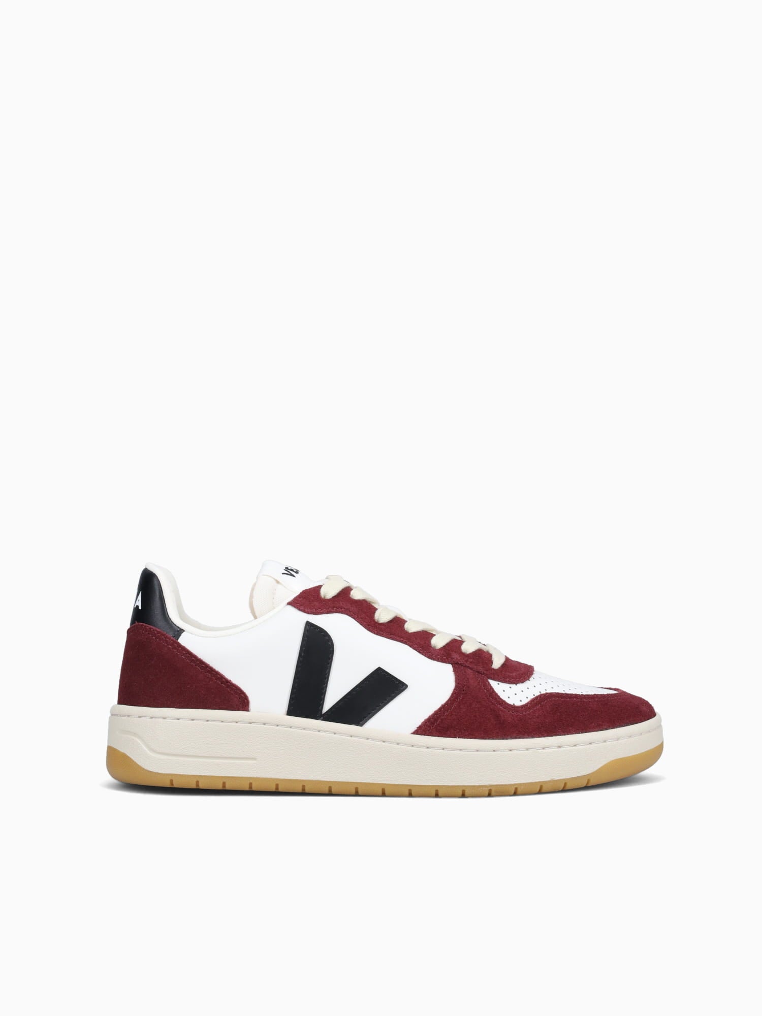 V10 White Black Amarante Leather Wine / 41 / M