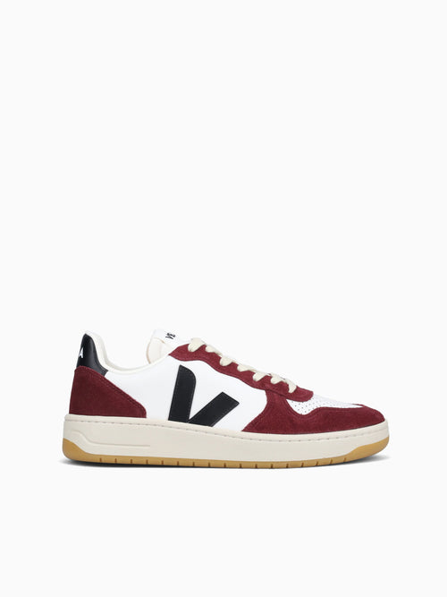 V10 White Black Amarante Leather Wine / 41 / M