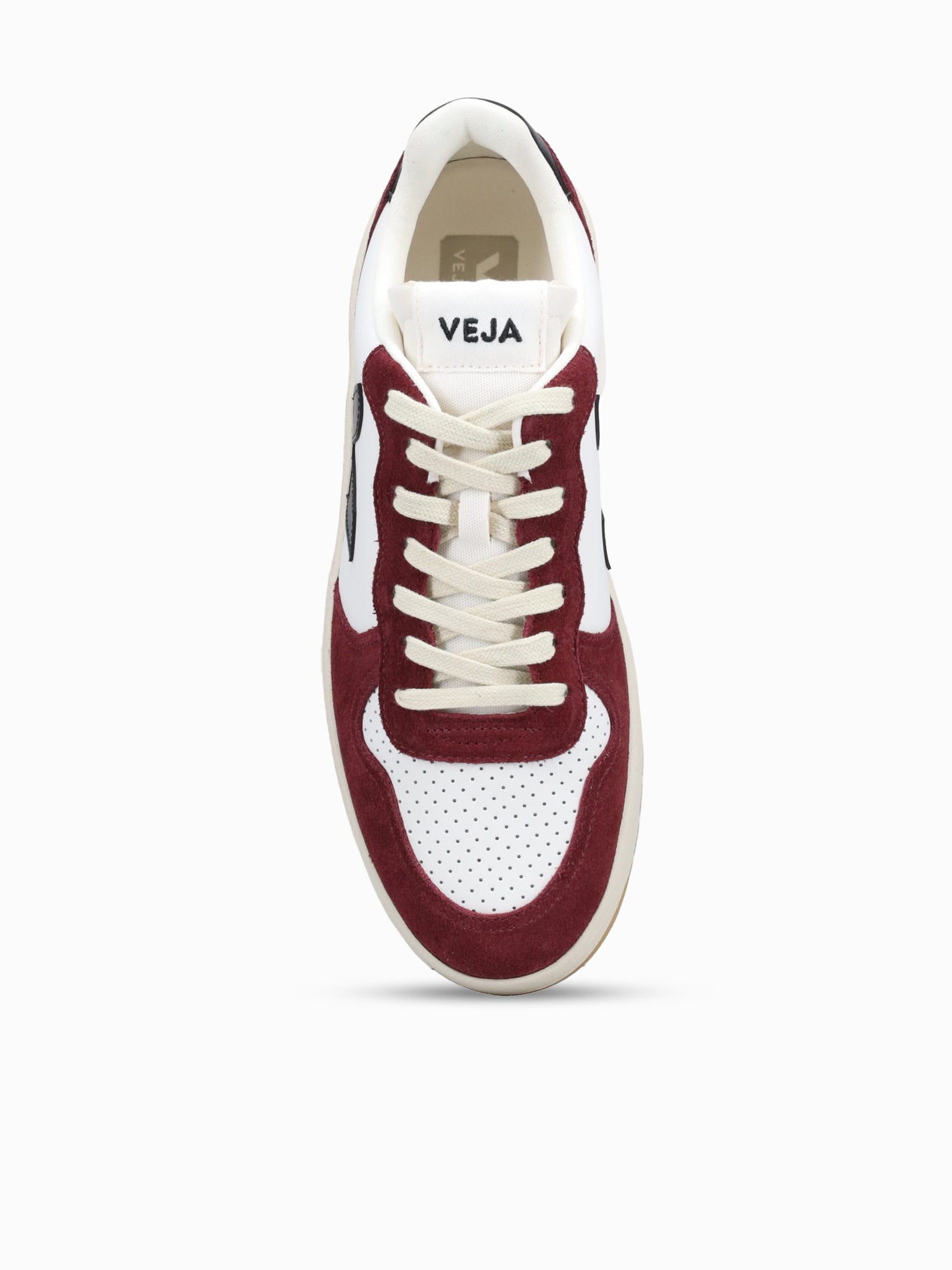 V10 White Black Amarante Leather Wine / 41 / M