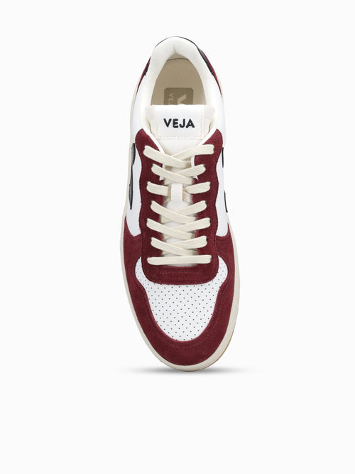 V10 White Black Amarante Leather Wine / 41 / M